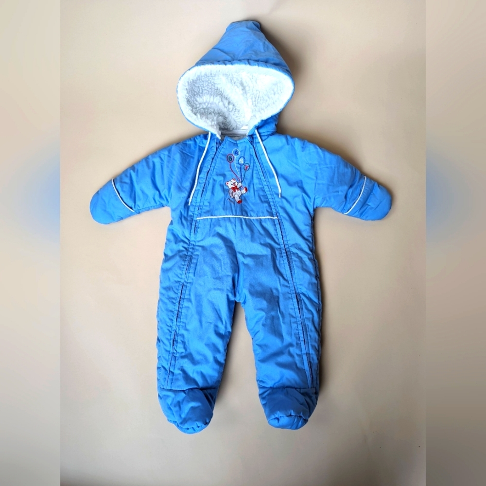 Vintage Infant Baby Snow Suit Onesie